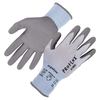 Proflex By Ergodyne ANSI A2 PU Coated CR Gloves, Blue, Size L 7025